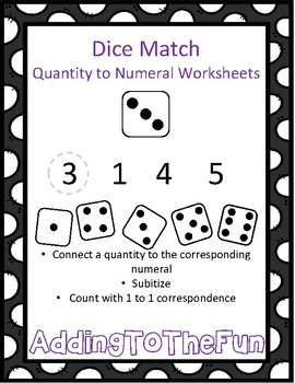 Preview of Dice Numeral Match