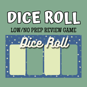 Preview of Dice Roll Review Game (Low/No Prep)