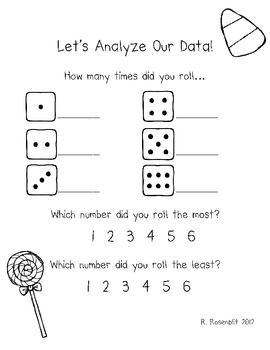 Dice Roll and Color Math Games by Rachelle Rosenblit | TpT