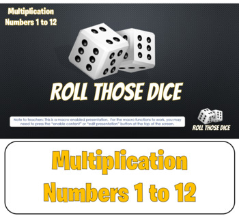 The Dice Roller (1 and 2 Dice) BUNDLE - PPT Template for Probability and  Games