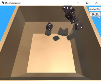 Preview of Interactive Dice Simulator