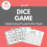 Dice Verb Conjugation Game for Any Tense