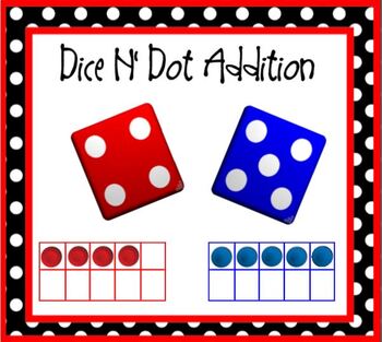 Preview of Dice N' Dot Addition SMARTBOARD - A Lesson in Number Sense
