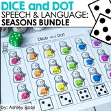 Dice and Dot for Speech and Language: Seasons Bundle