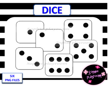 Preview of Dice clip art and printable