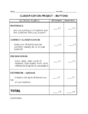 Dichotomous Key Rubric:  Science Button Classification Project