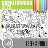Dichotomous Key Vocabulary Search Activity | Seek and Find