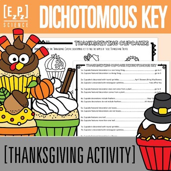 Preview of Dichotomous Keys Activity | Thanksgiving Science Classification