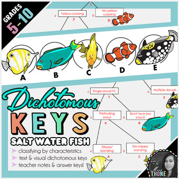 Preview of Dichotomous Keys Salt Water Fish