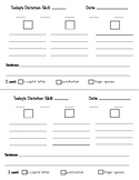 Dictation Notebook- Read to Reading & 6 Step Lesson Plan