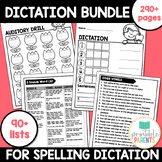 Dictation Bundle for Spelling Sounds, Words, Sentences