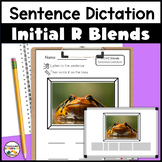 Dictation Sentences for CCVC Initial R Blends with Photo W