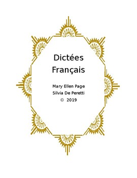 Preview of Dictees Francais