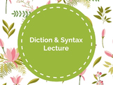 Diction vs Syntax Lecture