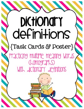 Parts of a Dictionary Poster Pack