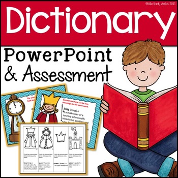 Preview of Dictionary Introduction Power Point and Assessment