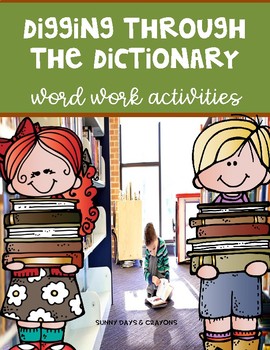Preview of DICTIONARY SKILLS DICTIONARY ACTIVITIES DICTIONARY PRACTICE