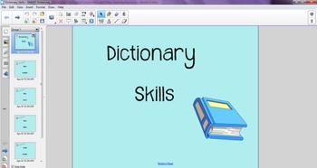 Preview of Dictionary Skills