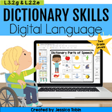 Dictionary Skills Digital Language Activities - L.2.2.e & 
