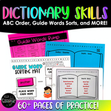 Dictionary Skills: ABC Order, Guide Word Sorts, and MORE!