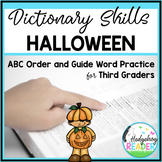 Guide Words | ABC Order | Halloween Dictionary Skills