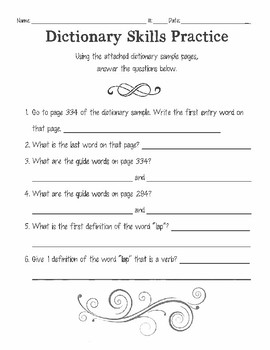 dictionary skills worksheet ks1