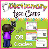 Dictionary Skills QR Code Task Cards