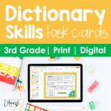 Dictionary Skills Task Cards 3rd Grade I Google Slides and Forms