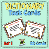 Dictionary Skills Task Cards: 32 Vocabulary-Building Activities