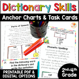 Dictionary Skills Activities: Task Cards and Anchor Charts