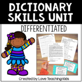 Dictionary Skills Unit- Powerpoint, Differentiated Task Ca
