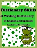 Dictionary Skills and Writing Dictionary In English and Spanish