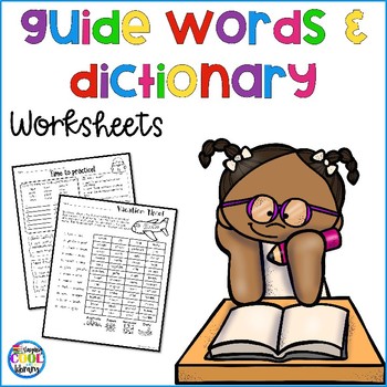Preview of Dictionary Skills and Guide Words Worksheets
