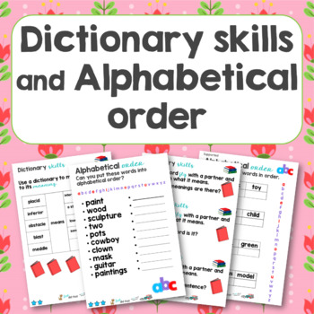 Preview of Dictionary skills and Alphabetical order