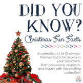 Did You Know? Fun Facts For Your Classroom {Christmas}