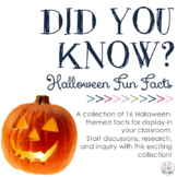 Did You Know? Fun Facts For Your Classroom {Halloween}