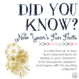 Did You Know? Fun Facts For Your Classroom {New Year}