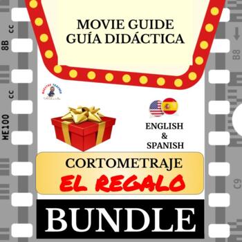 Preview of Didactic Movie Guide Short Film "The Present" English & Spanish Bundle