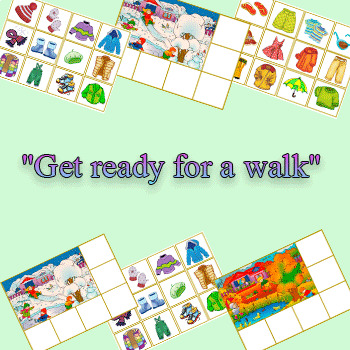 Preview of Didactic game "Get ready for a walk".