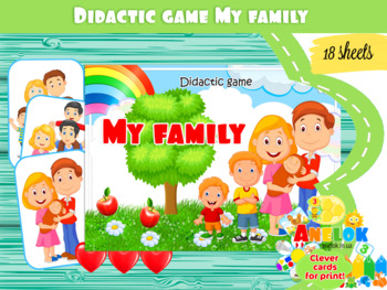 Preview of Didactic game "My family"
