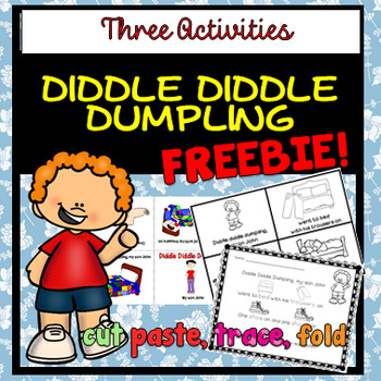 Preview of Diddle Diddle Dumpling - Two Activities FREEBIE