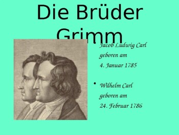 Preview of Die Brüder Grimm (German)