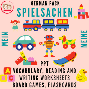 Preview of GERMAN THE TOYS: DIE SPIELSACHEN. Pack to learn about the toys (Bruno und ich 1)