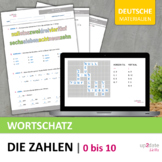Die Zahlen 0 bis 10 auf Deutsch | Numbers 0 to 10 in German