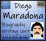 Diego Maradona Biography Writing Unit | 3rd Grade & 4th Grade