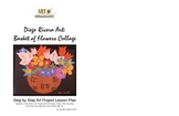Diego Rivera Art:  Basket of Flowers Collage