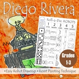 Diego Rivera: Roll-a-Die ROBOTS Art Lesson for Kids