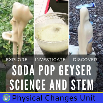 Preview of Diet Coke And Mentos Geyser Experiment | Physical Changes STEM | Outdoor Science