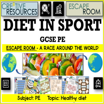 Preview of Diet in Sport PE Escape Room