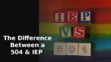 Difference Between a 504 and IEP PPT